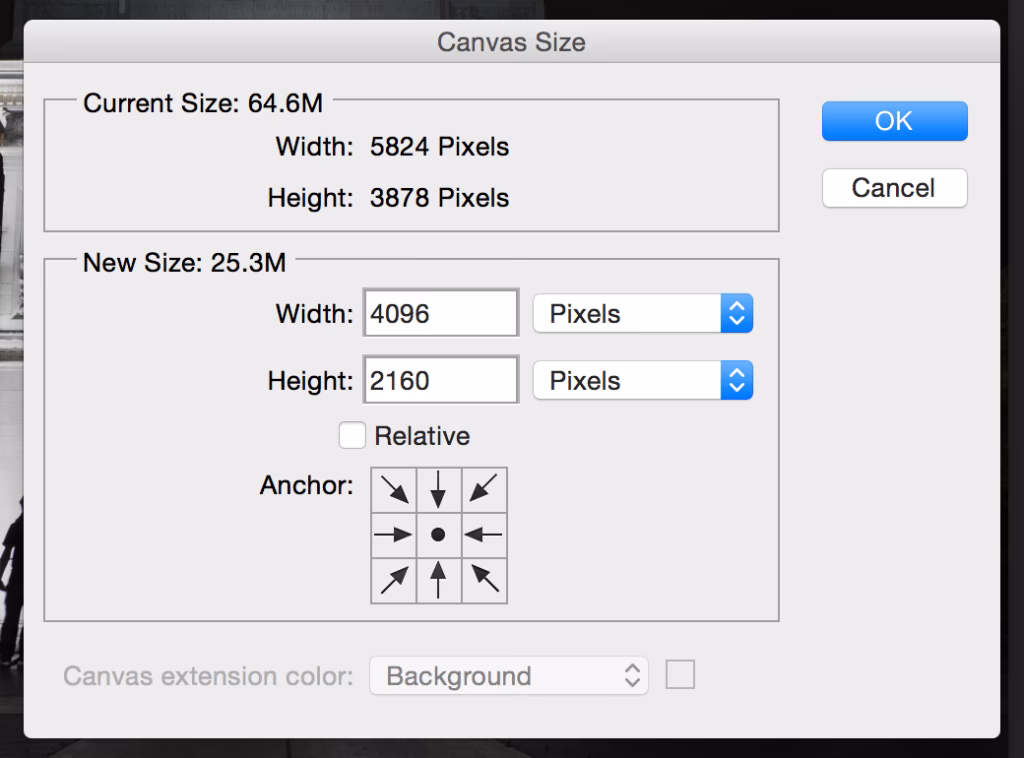 What is the image format for 16:9?