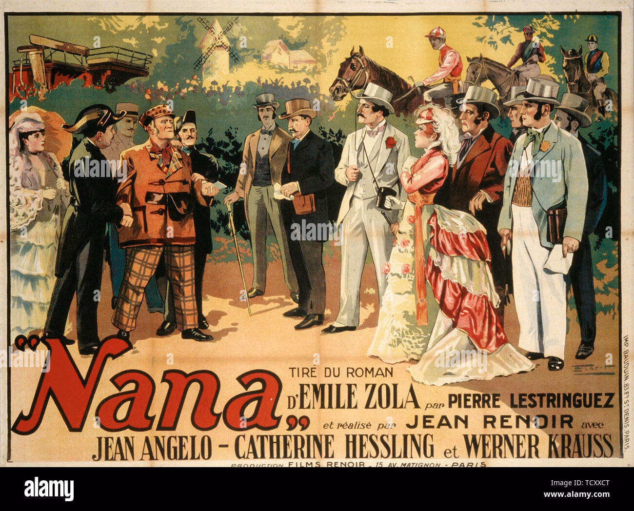 How were vintage movie posters made?