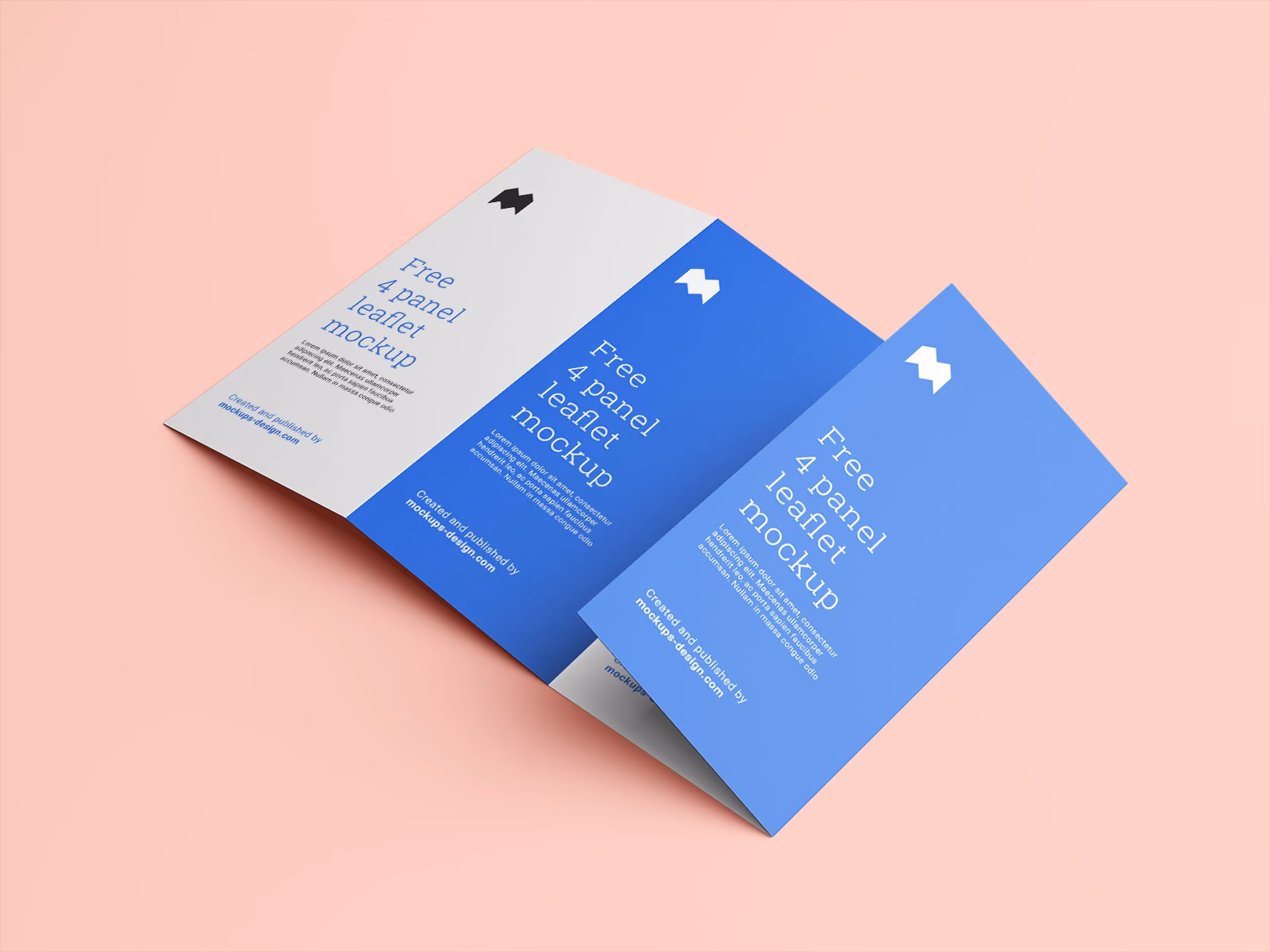 What is the standard 4 fold brochure size?