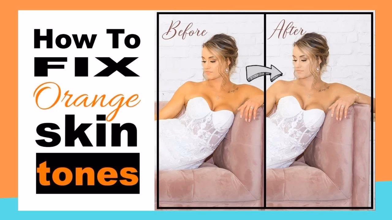 How to make skin less orange in Photoshop?