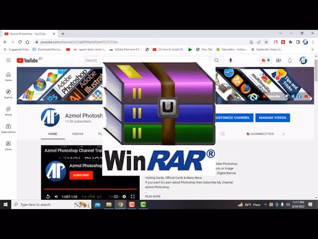 Can Photoshop open a rar file?