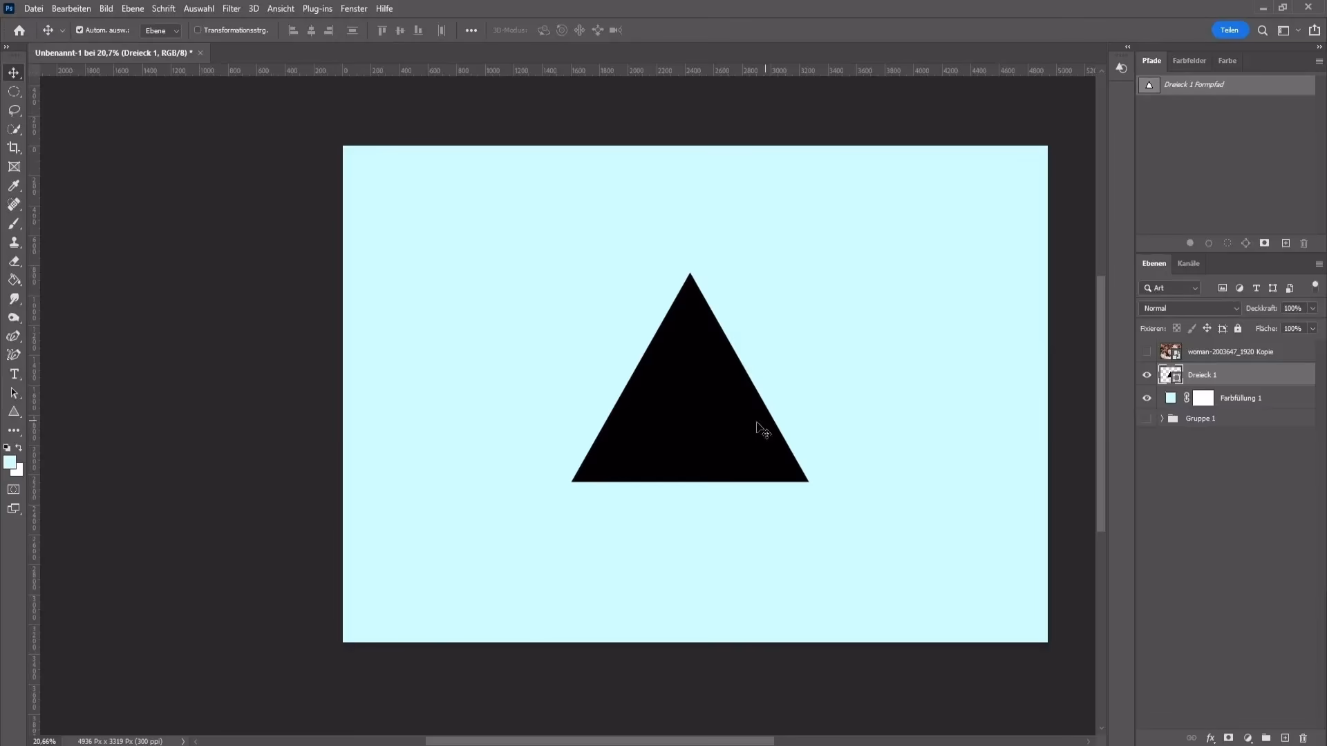 Come posso importare forme in Photoshop?