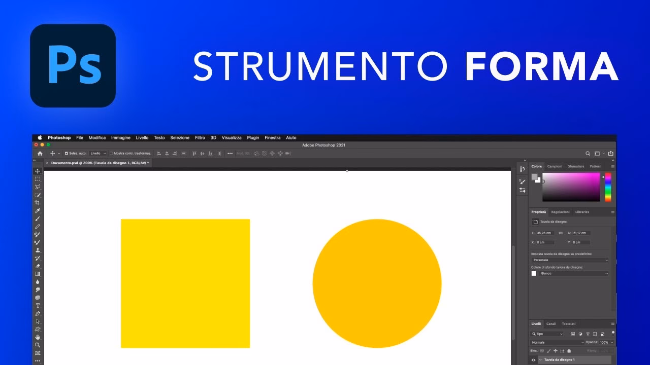 Come inserire simboli su Photoshop?
