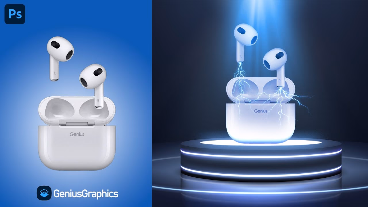 How do I edit AirPods out of a photo?