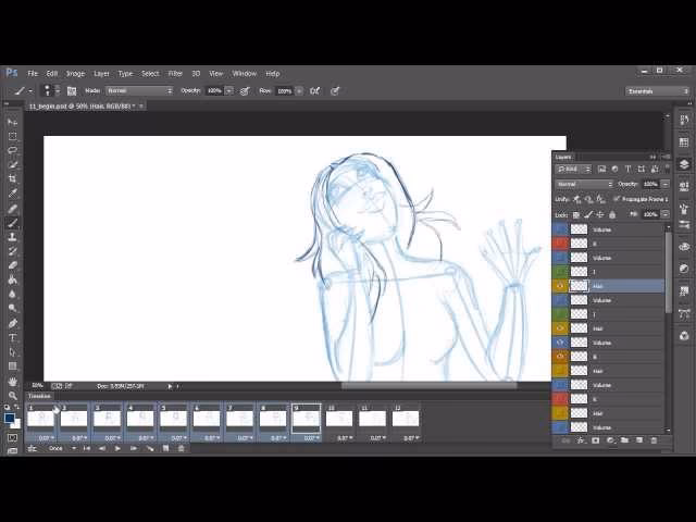 Can I do 2D animation in Photoshop?