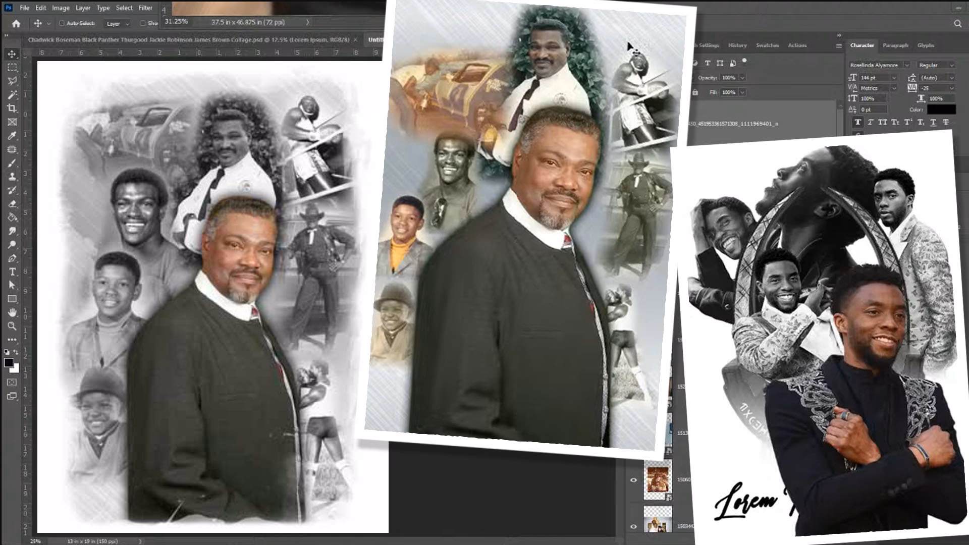 How do I make an automatic grid in Photoshop?
