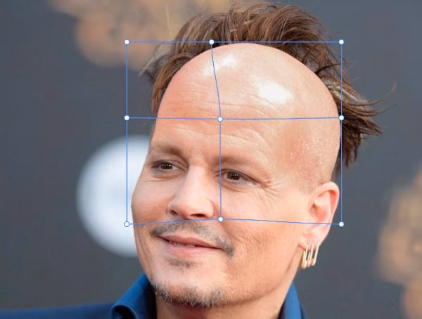 How to make bald in Photoshop?