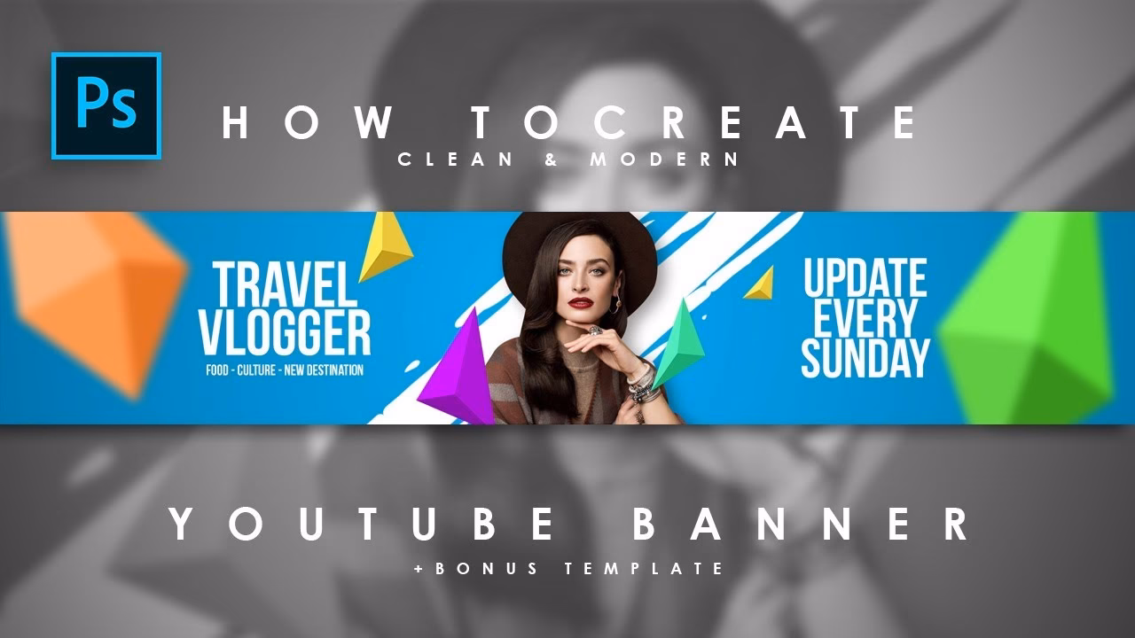 How do I turn an image into a YouTube banner?