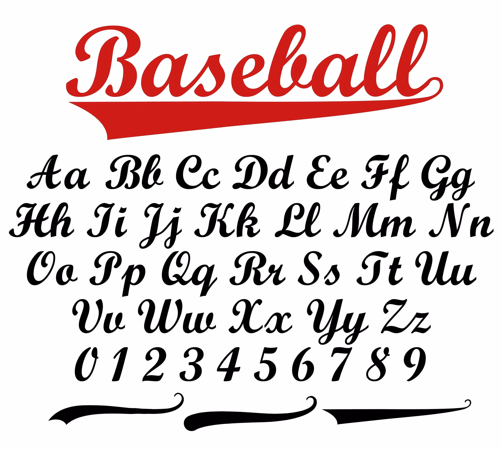 What font is similar to the Dodgers?