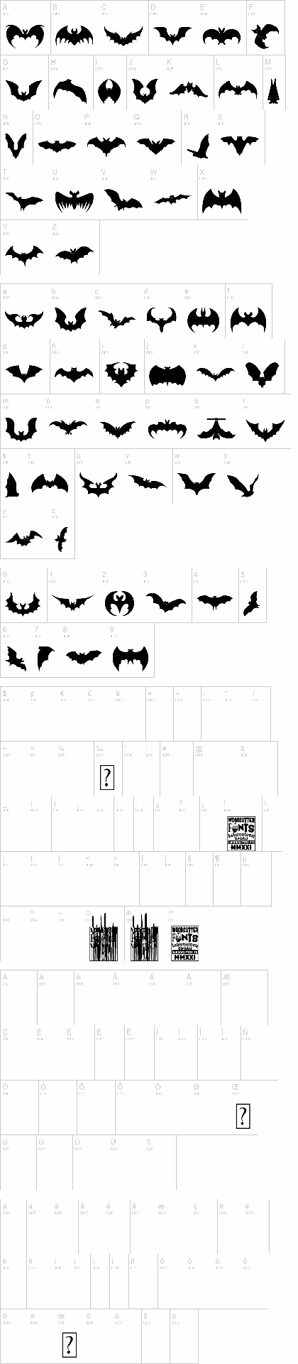 What font is Batman written in?