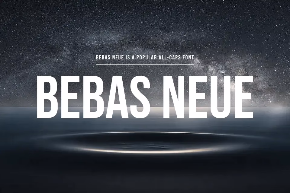 Where can I download the Bebas Neue font?