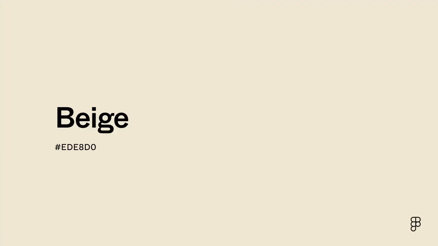 What is the hex code for creamy beige?