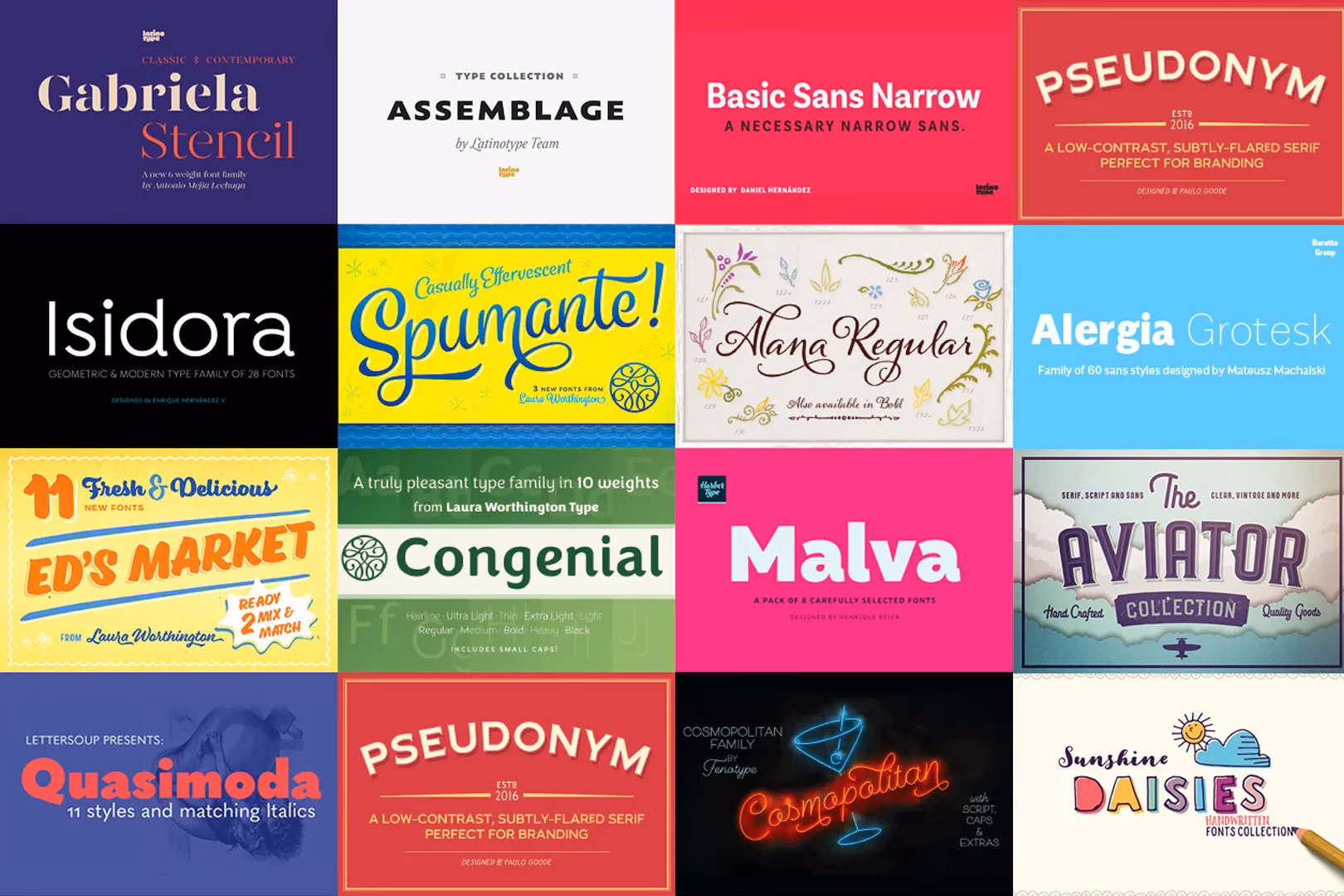 What font attracts people's attention?