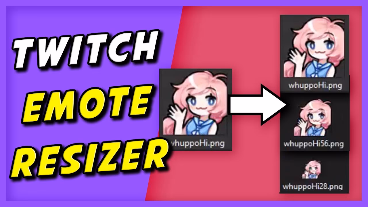 What resolution should Twitch emotes be?