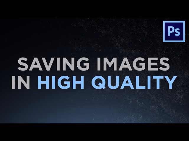 How to save PSD to JPG high quality?