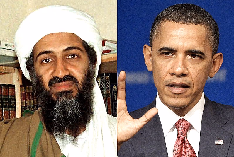 Who was the first person to announce bin Laden's death?
