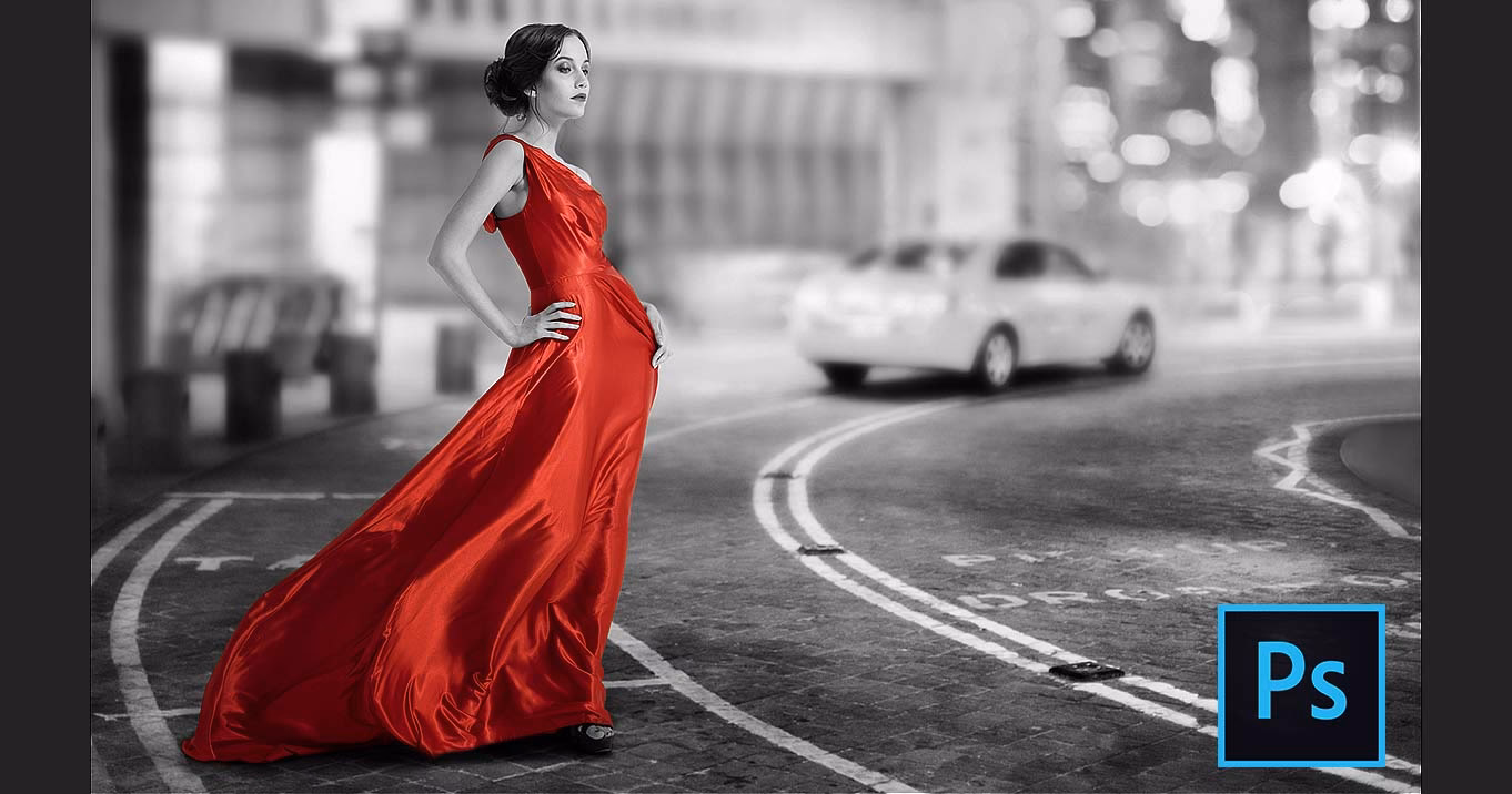 How do I make a picture black and white but keep some color in Photoshop?