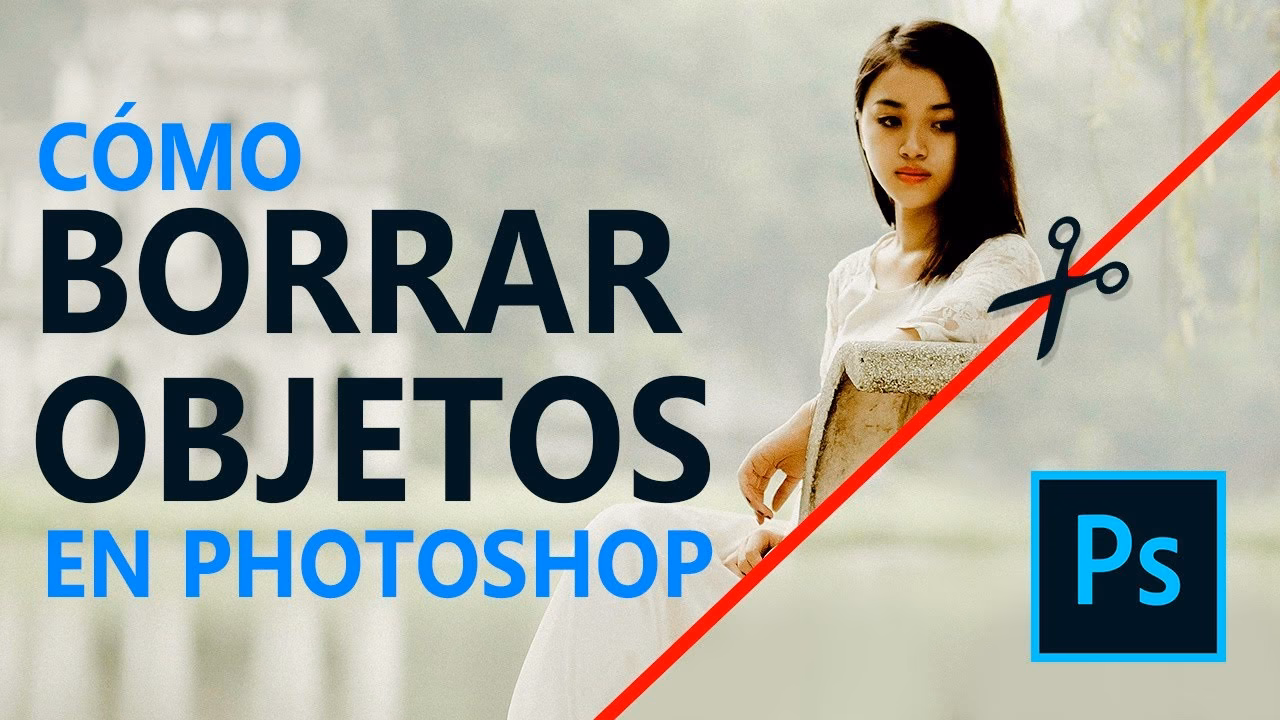 ¿Cómo borro algo en Photoshop?