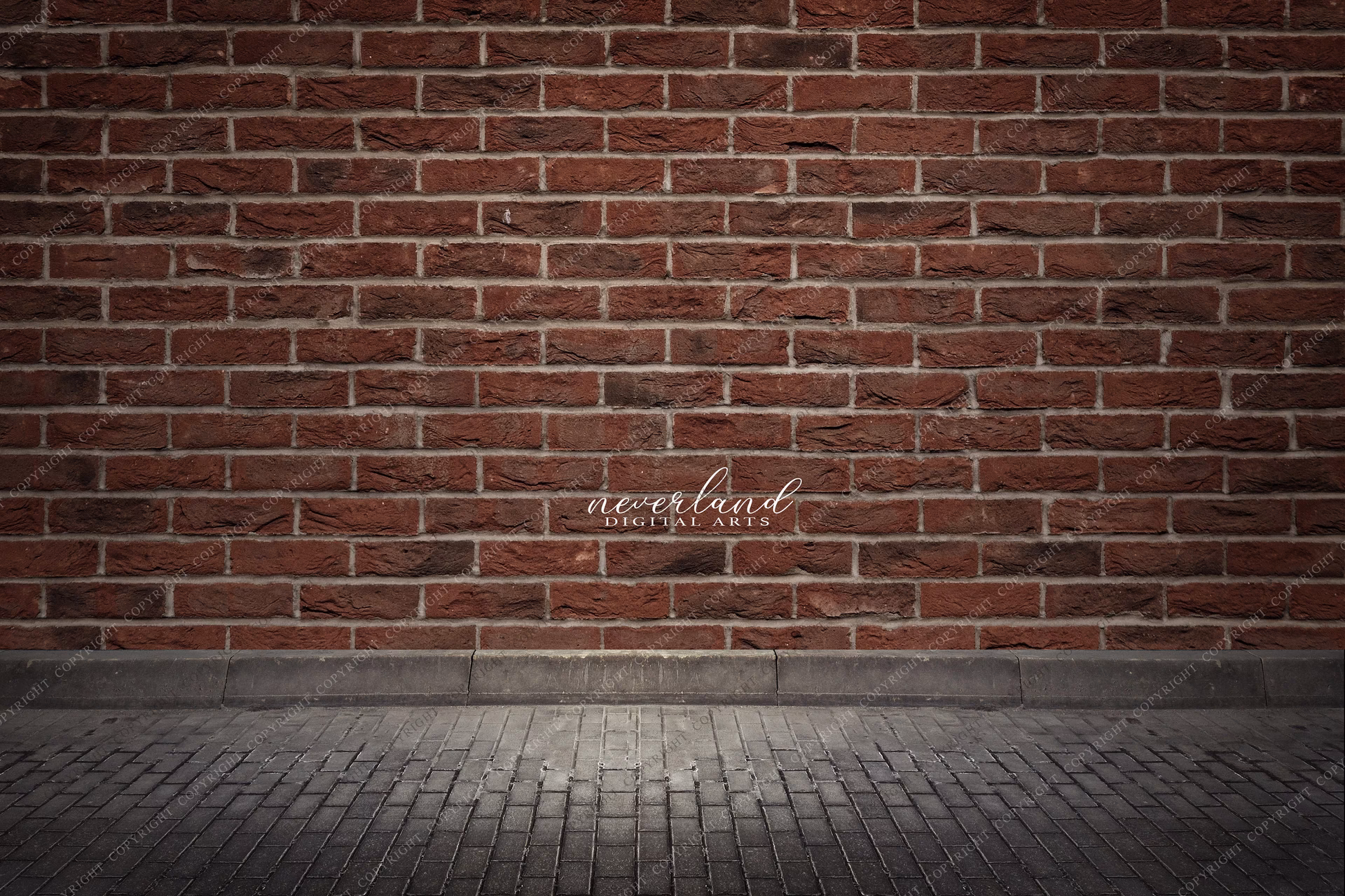 How do I change the background of a photo to face brick?