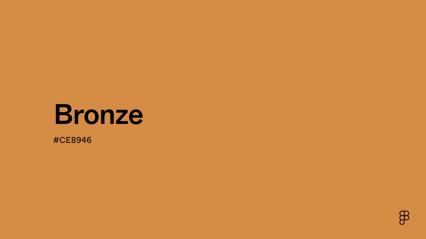What is the color code for antique bronze in Photoshop?