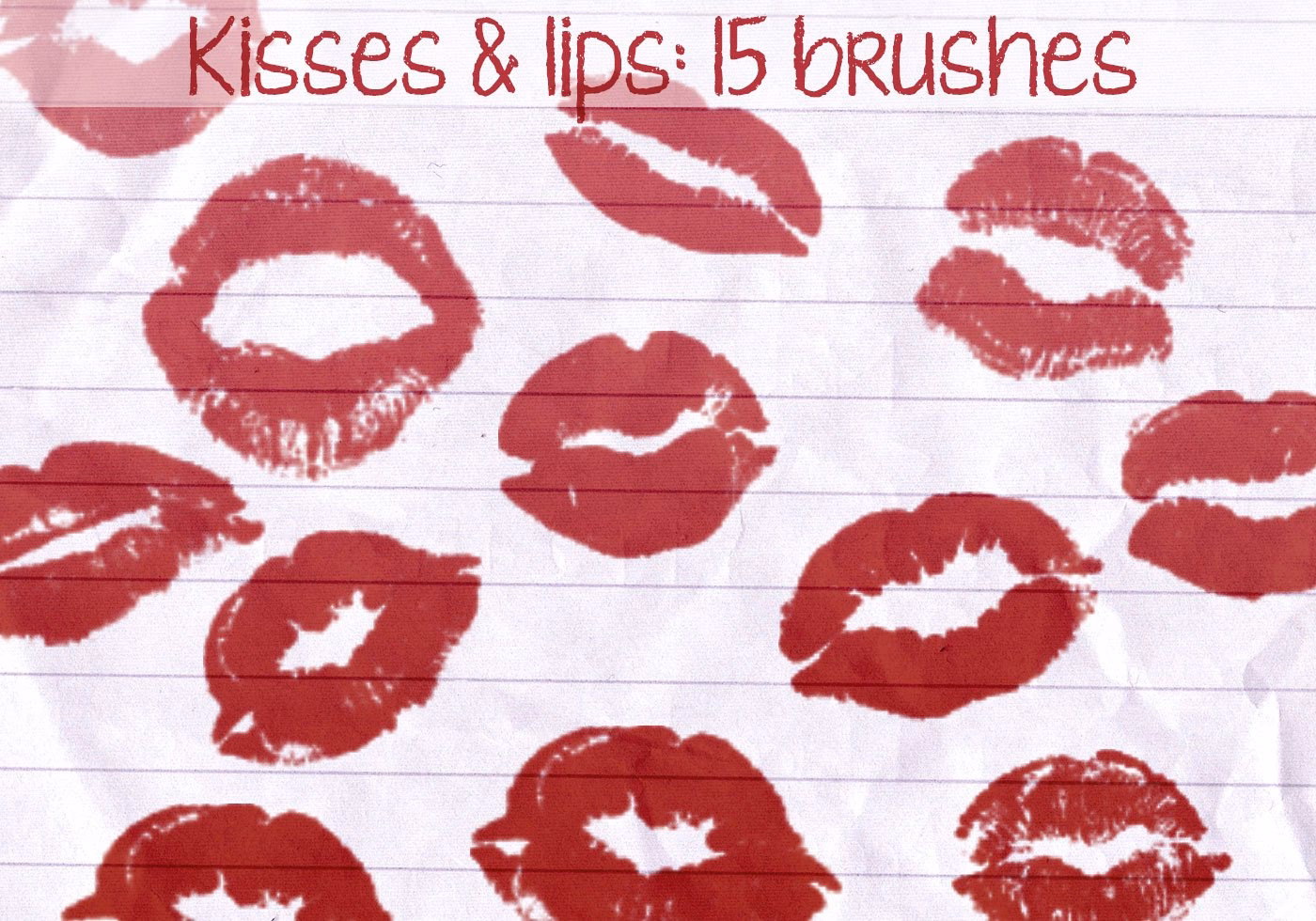 Which brush is used for lips?