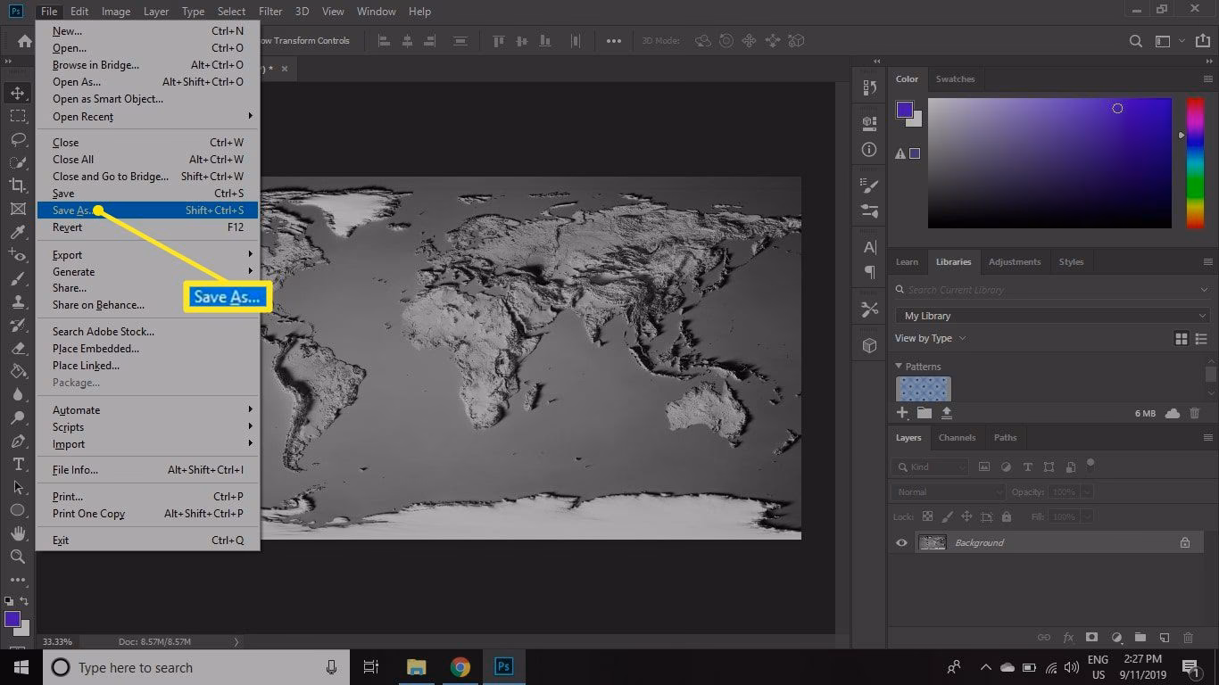 How to make bubble texture in Photoshop?