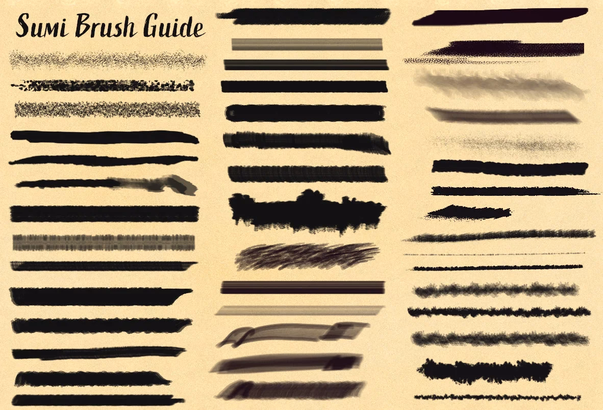 What are sumi brushes?