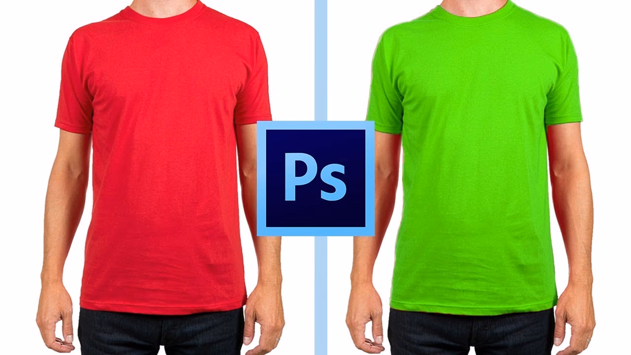 ¿Cómo cambio el color de la camiseta en una imagen?