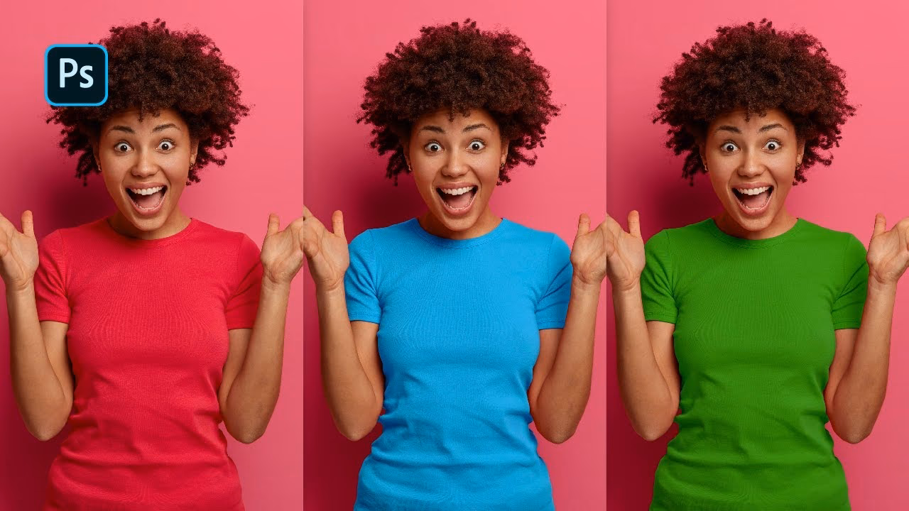 ¿Cómo cambiar el color de una camiseta en Photoshop?