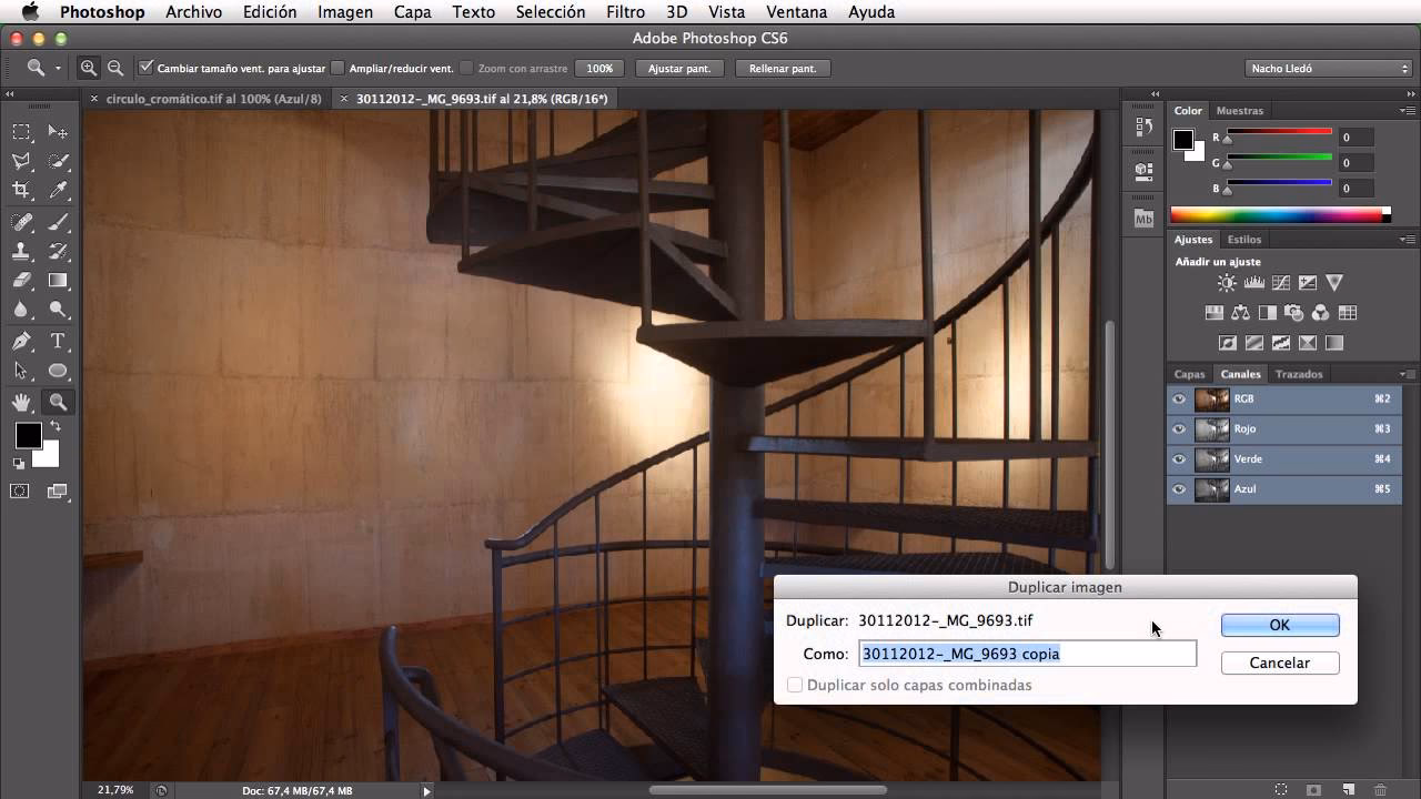¿Cómo cambio la temperatura del color en Photoshop?