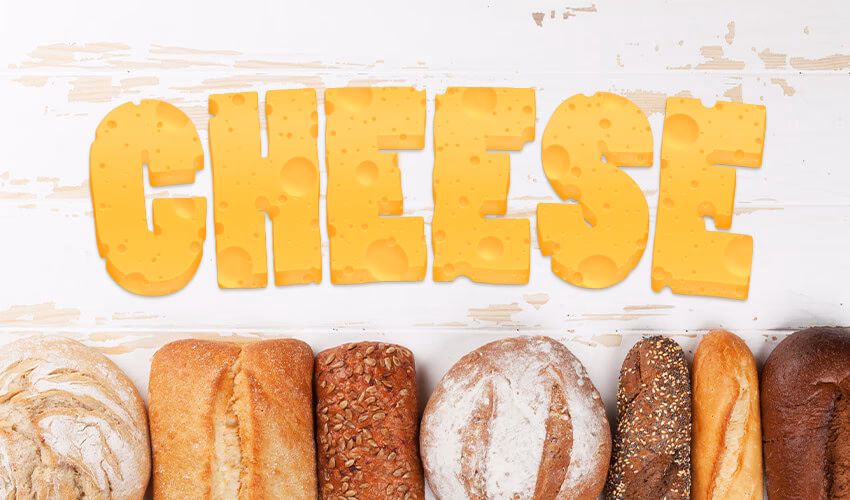 How do you make cheese effect in Photoshop?