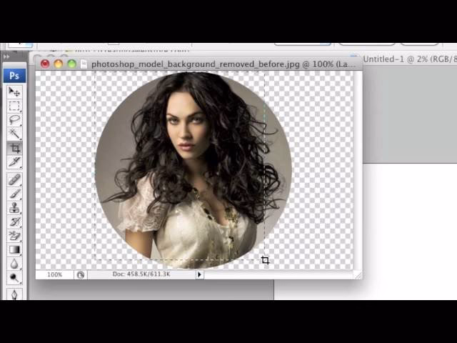 How to circle crop in Photoshop?
