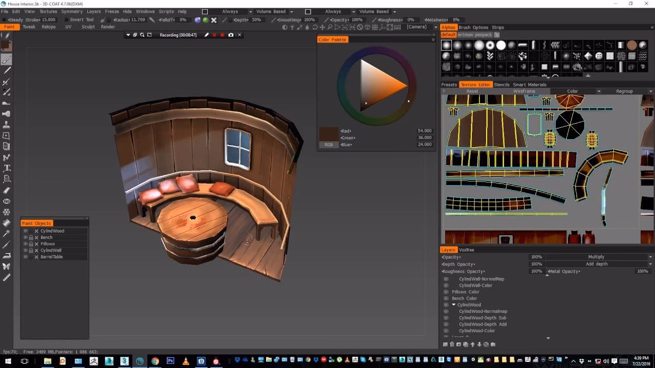 How do I merge two 3D Layers in Photoshop?