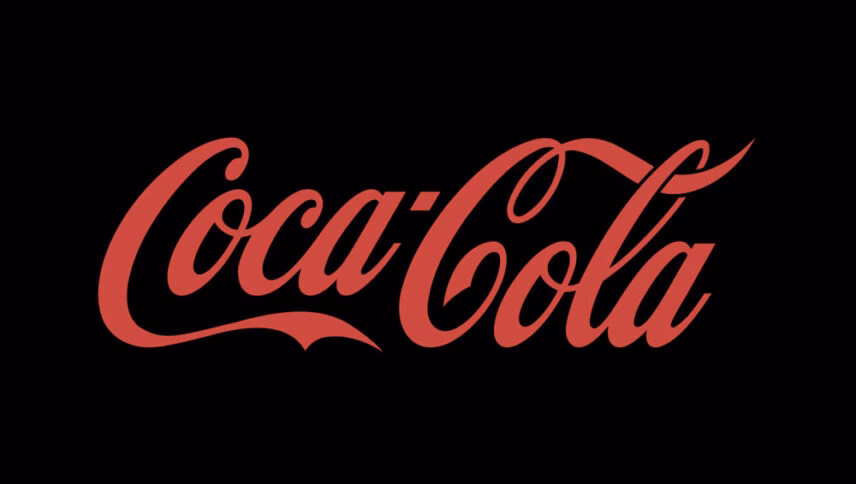 What script is Coca-Cola written in?