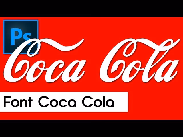 What is the font of the Coca-Cola brand?
