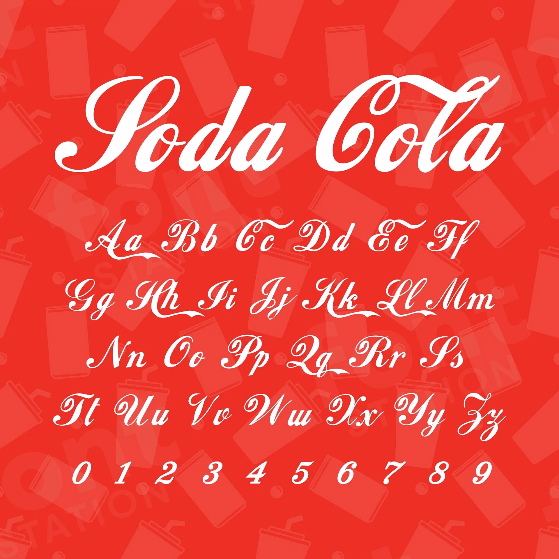 What is the closest font to Coca-Cola?