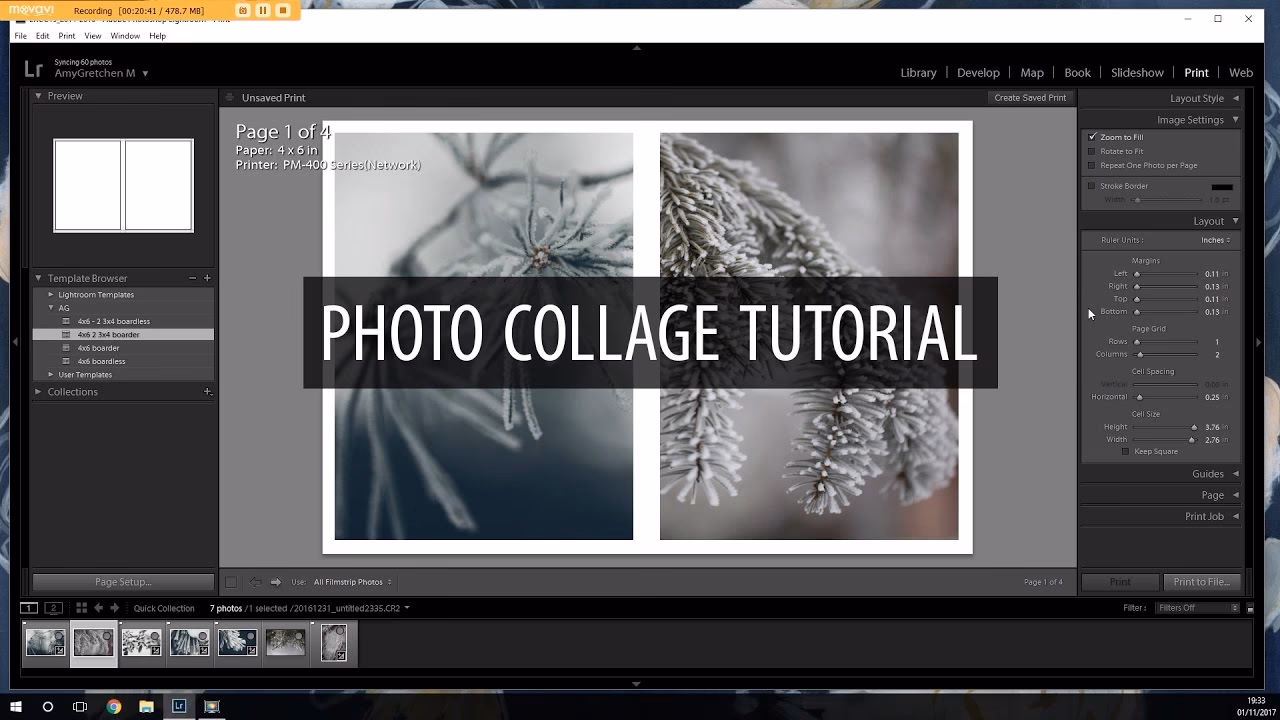 Can I do a collage in Lightroom?