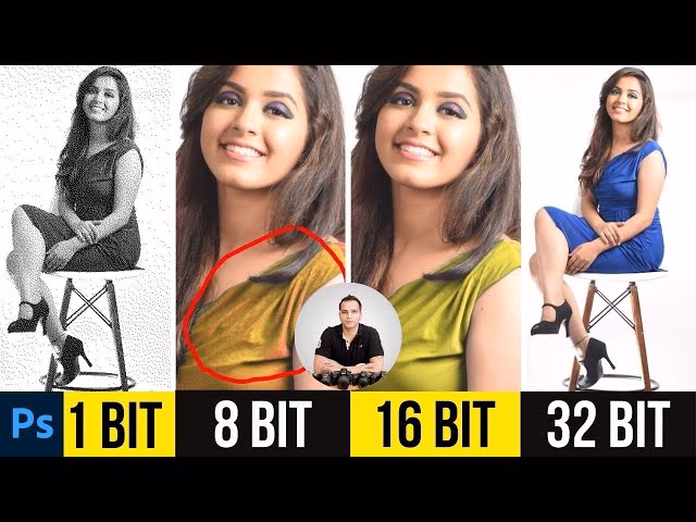 Which color mode to choose in Photoshop 8-bit or 16 or 32?