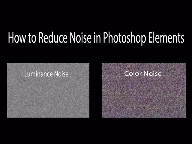 What is color noise in a photo?