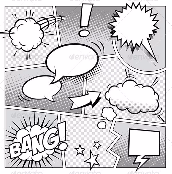 Are there templates on Photoshop?