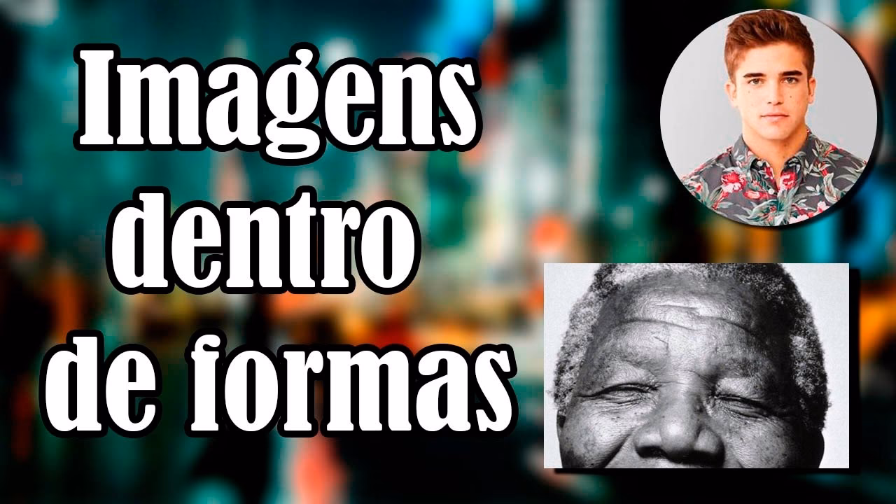 Como colocar uma imagem dentro de uma máscara no Photoshop?