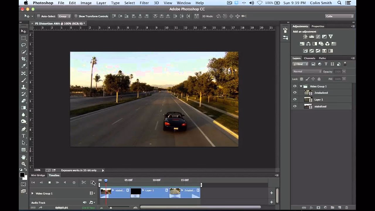 ¿Cómo editar un videoclip en Photoshop?
