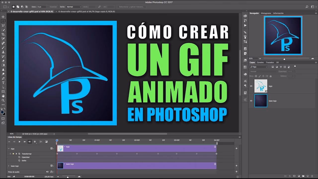 ¿Puede Photoshop editar un gif animado?