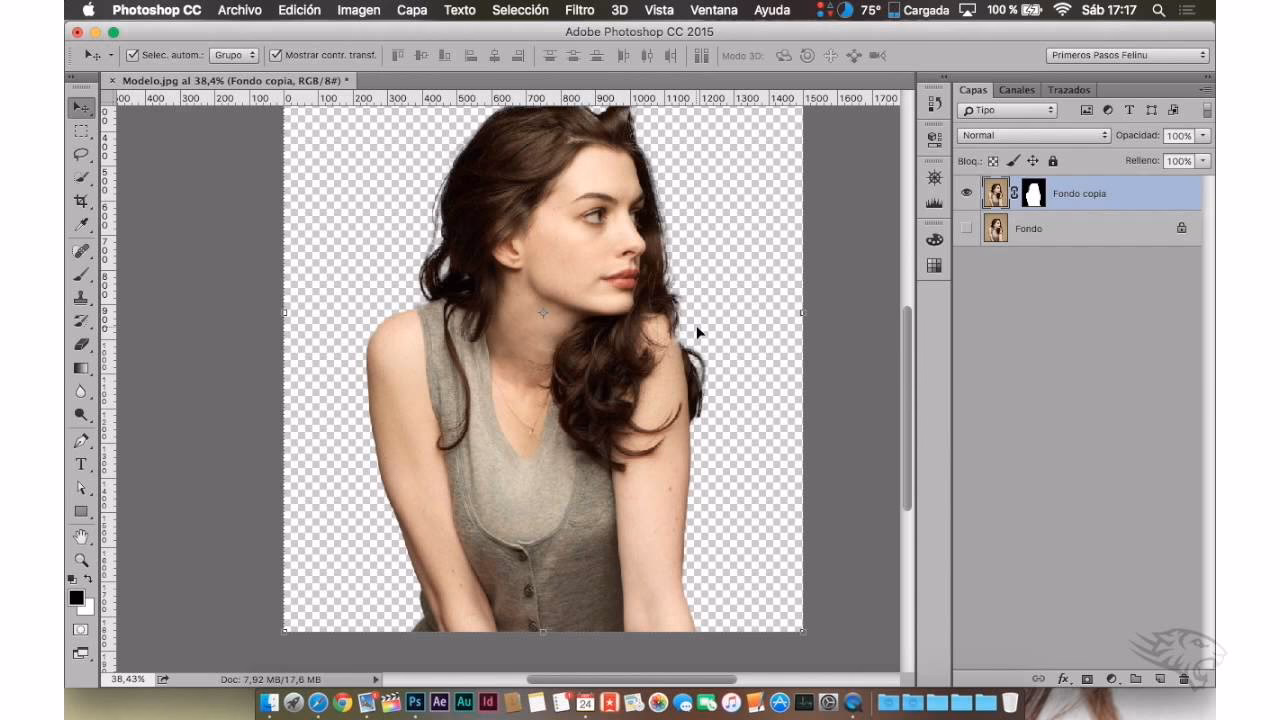 ¿Cómo se hace para recortar una imagen en Photoshop?