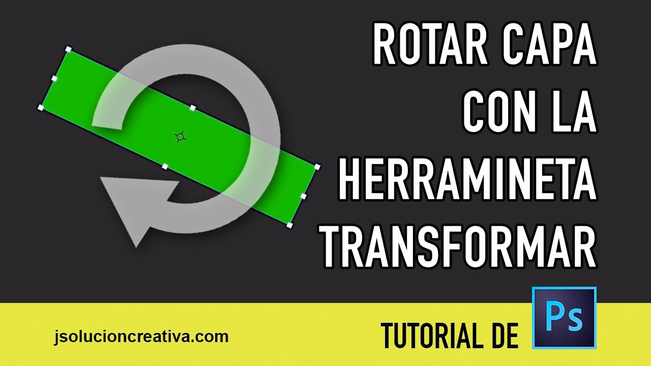 ¿Cómo rotar una flecha en Photoshop?