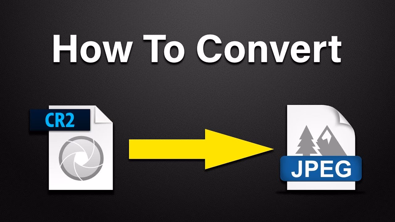 Can you convert JPG to CR2?