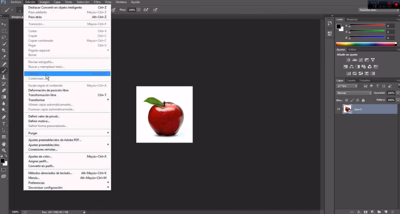 ¿Cómo transformar libremente un objeto inteligente en Photoshop?