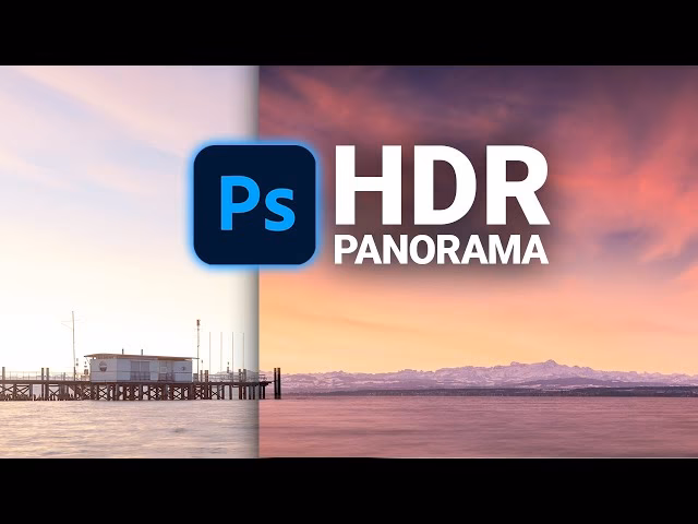 How do you create an HDR file in Photoshop?