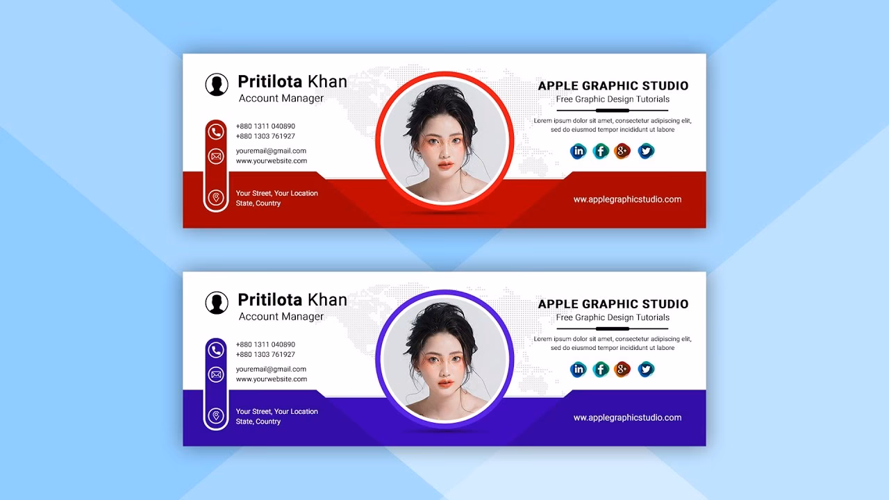 How do I add an HTML image to an email signature?