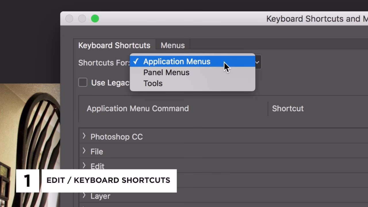 What is the create shortcut?